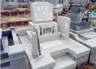 展示品の万成石を気に入られて