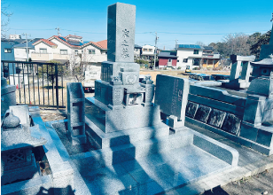 やはり、鍋田石でお墓を建てたい